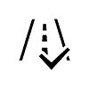 Road white icon