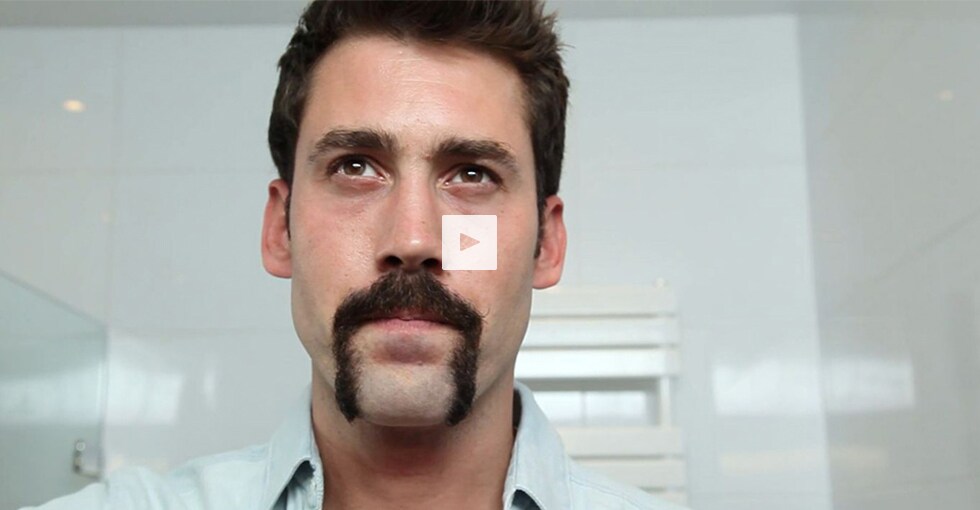 how to grow horseshoe mustache