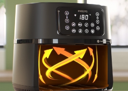 360° air flow, Airfryer with rapid technology
