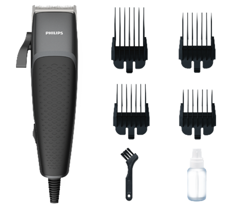 a shaver with accessories