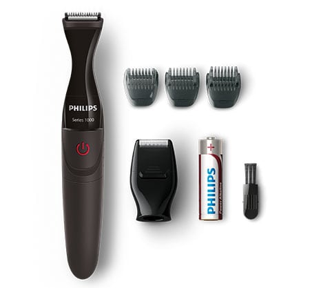 a shaver with accessories