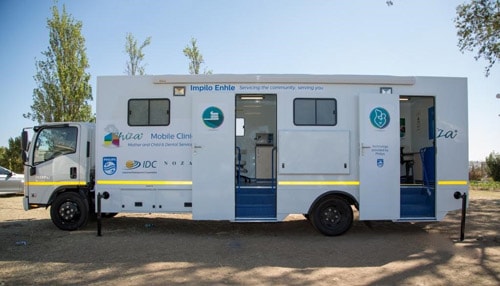 The mobile clinic vehicle