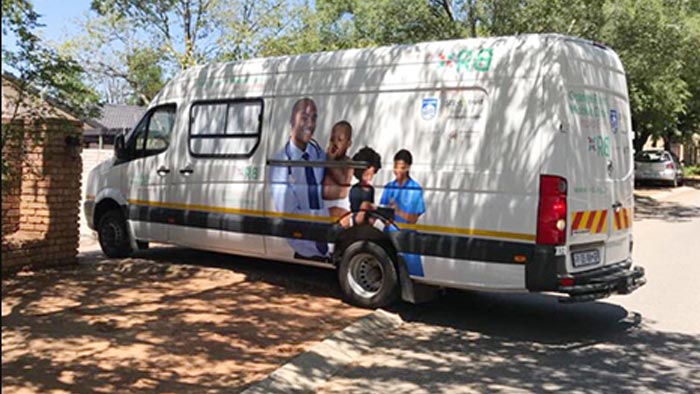 Mobile “clinic on wheels” to address the shortage of healthcare facilities